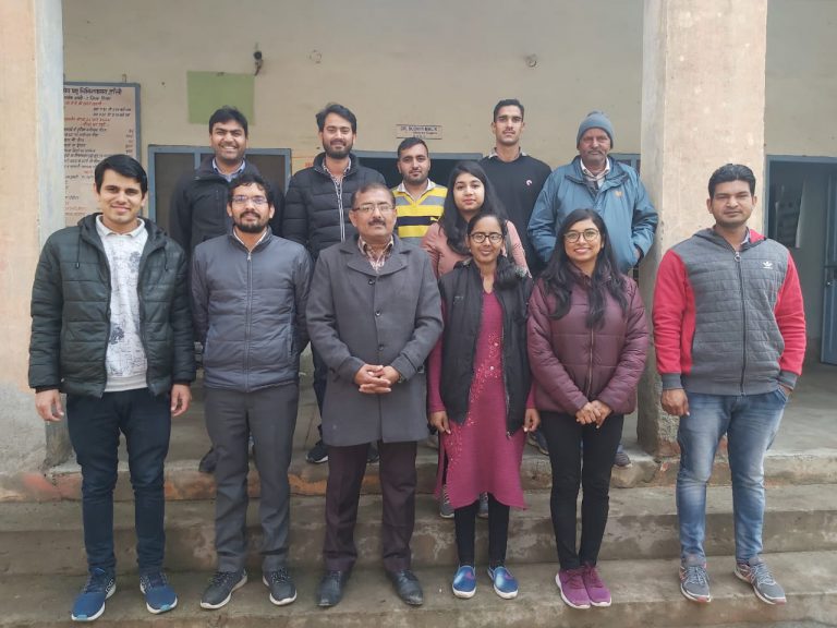 Feed and Fodder Study Field Visit, AERC Team with Dr. Sudhir Malik, Vet. Sergeon, GVH Hansi